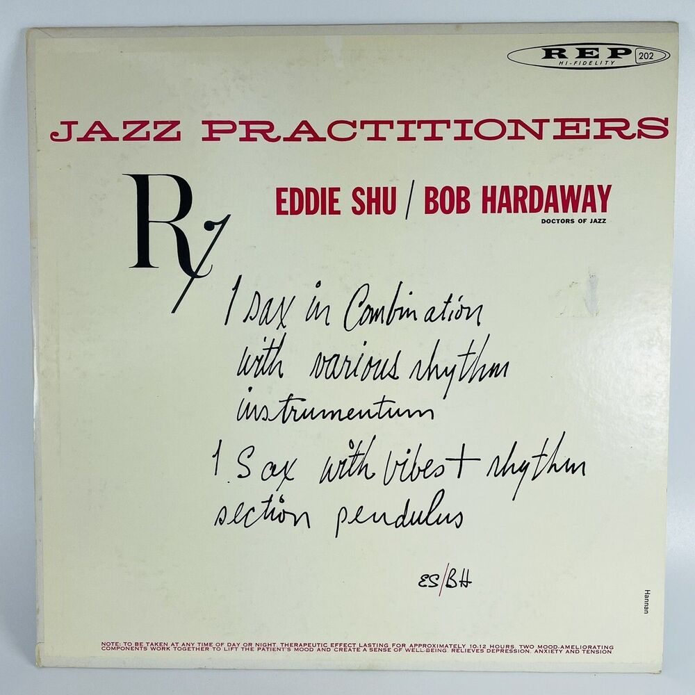 Eddie Shu Bob Hardaway Jazz Practitioners LP REP 202 MONO Roy Haynes